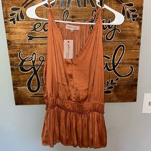 Burnt orange tank top